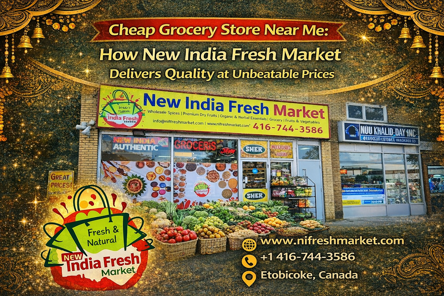 Cheap Grocery Store Near Me How New India Fresh Market Delivers Quality at Unbeatable Prices