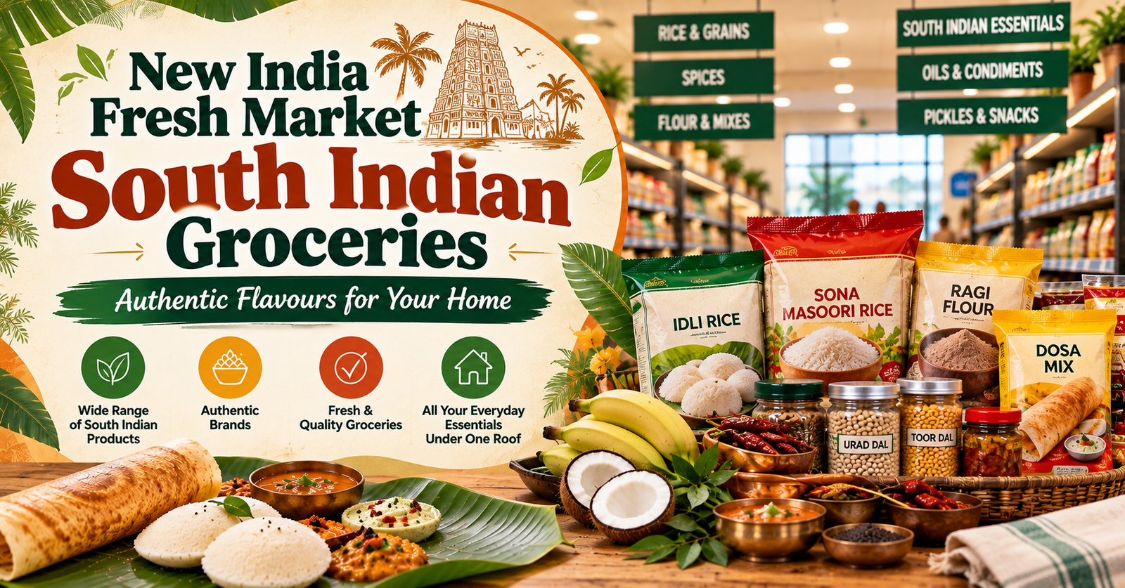 New India Fresh Market South Indian groceries